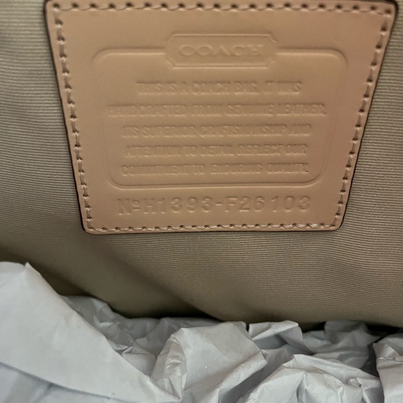 Coach Dark Brown Leather Tote - Picture 7 of 7